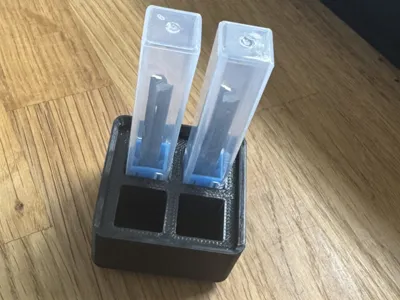 Magnetic CNC Gridfinity Bit Holder