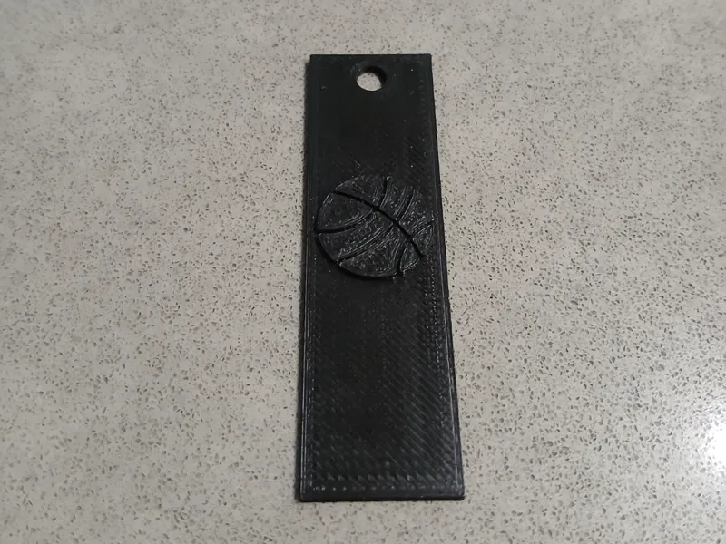 Sturdy Basketball Bookmark