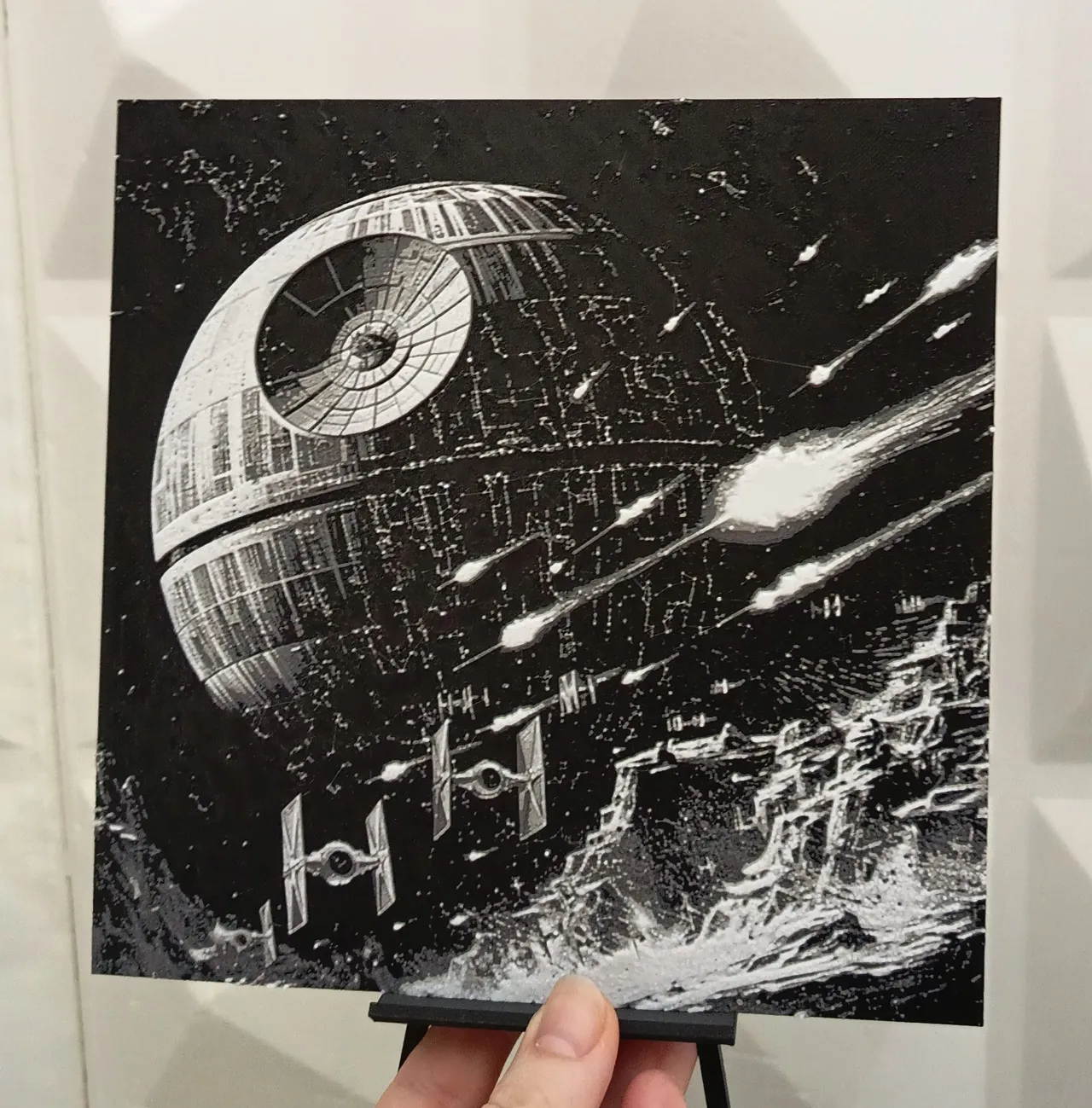 Death Star Star Wars Hueforge view 3
