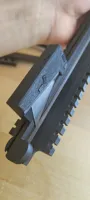 Beta one sided blade holder and rail