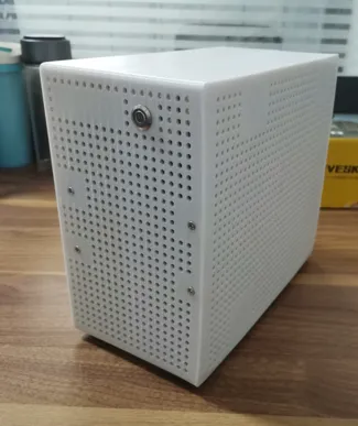NAS机箱小机箱华擎J3455-ITX主板专用机箱