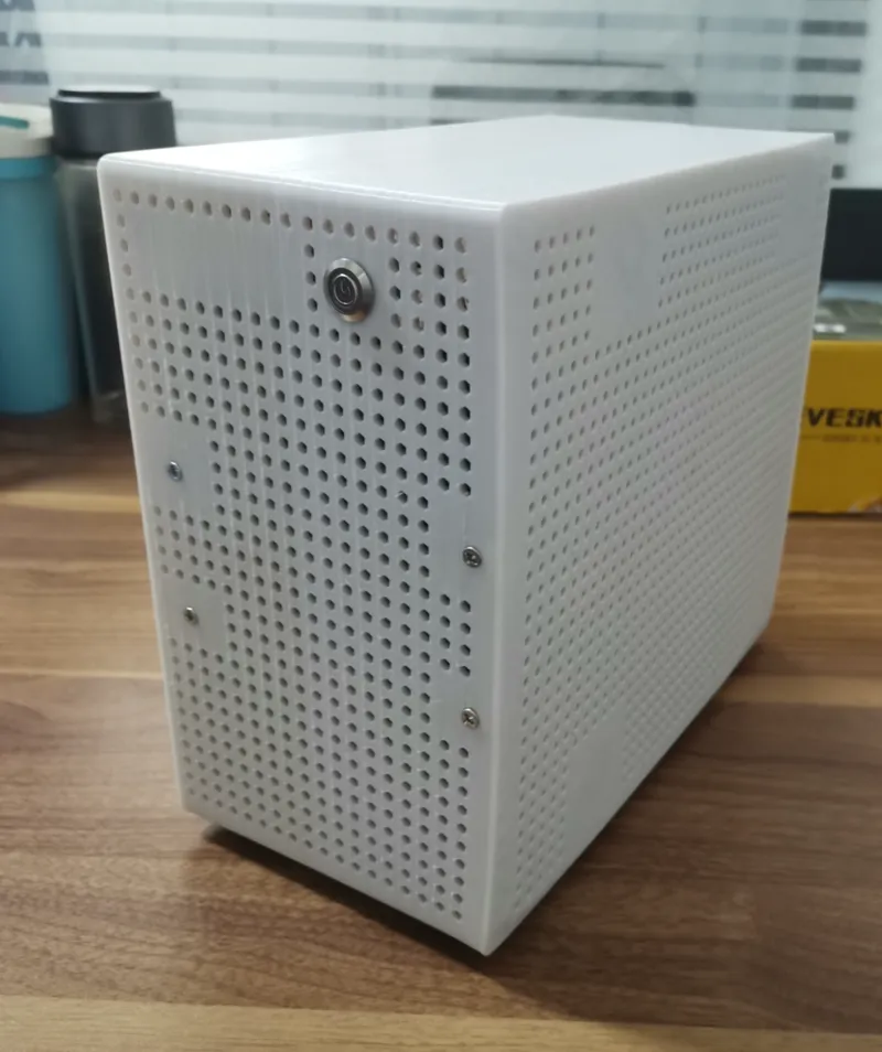 NAS机箱小机箱华擎J3455-ITX主板专用机箱