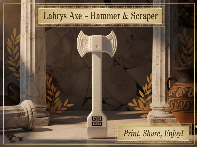 Labrys Axe - Hammer & Scraper