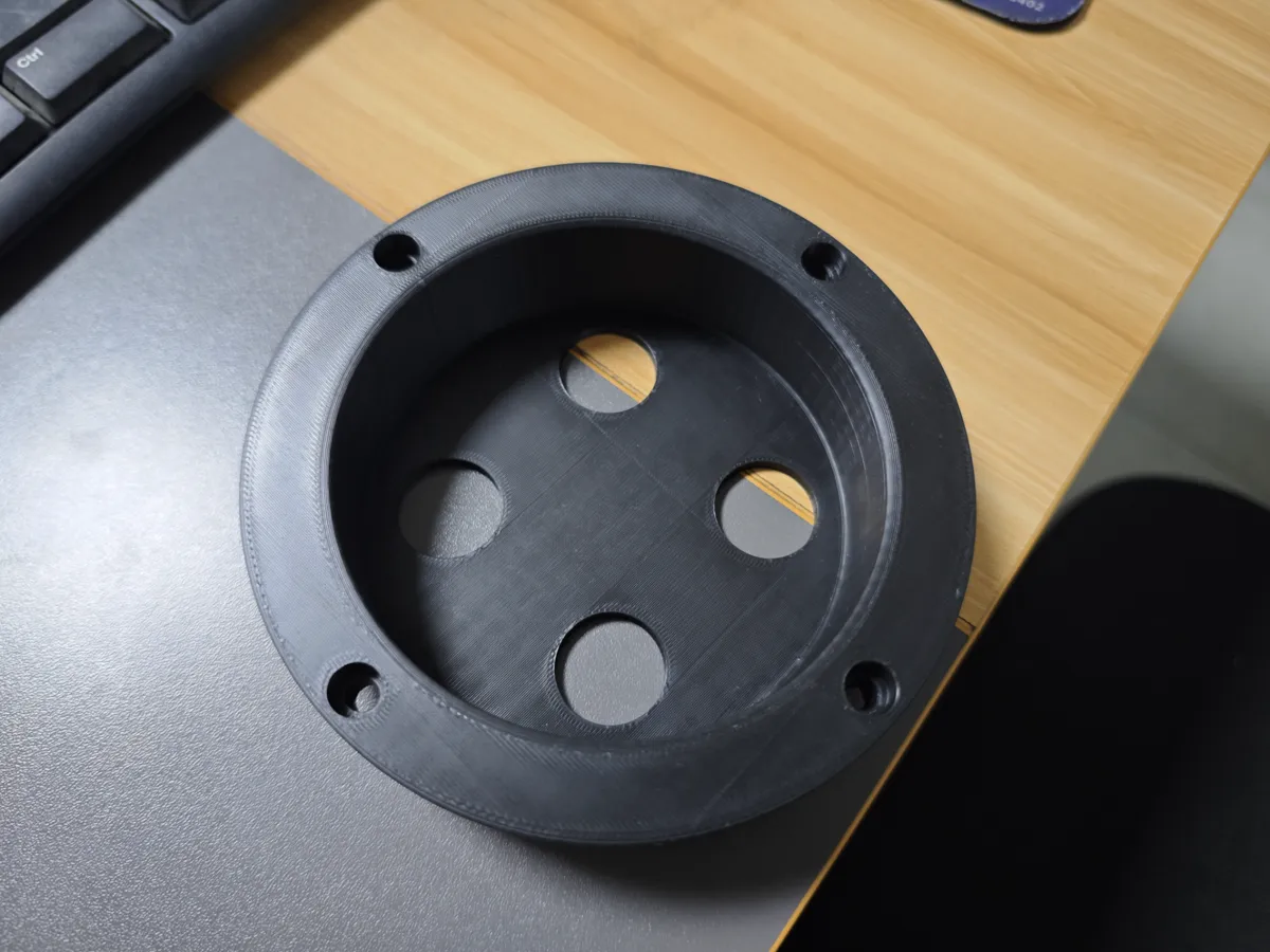 Retractable machine four-hole control panel cover - Free 3D Print Model ...