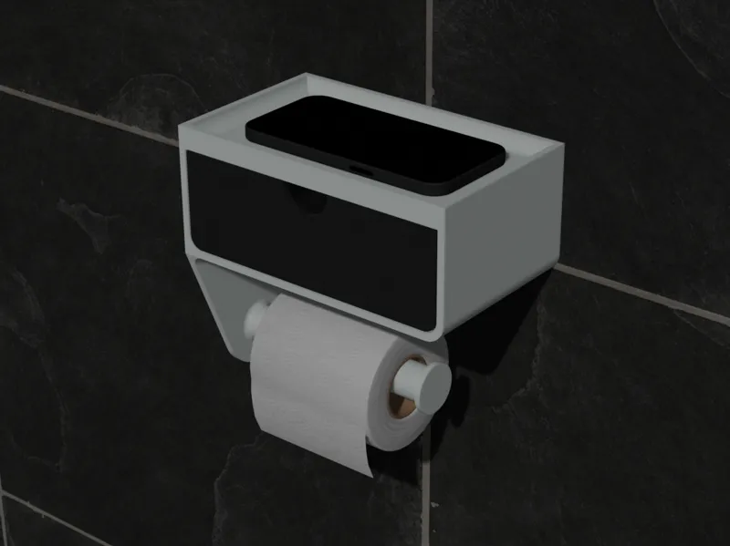 Toilet Paper Holder with Drawer