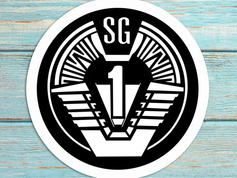 Stargate SG1 logo keychain