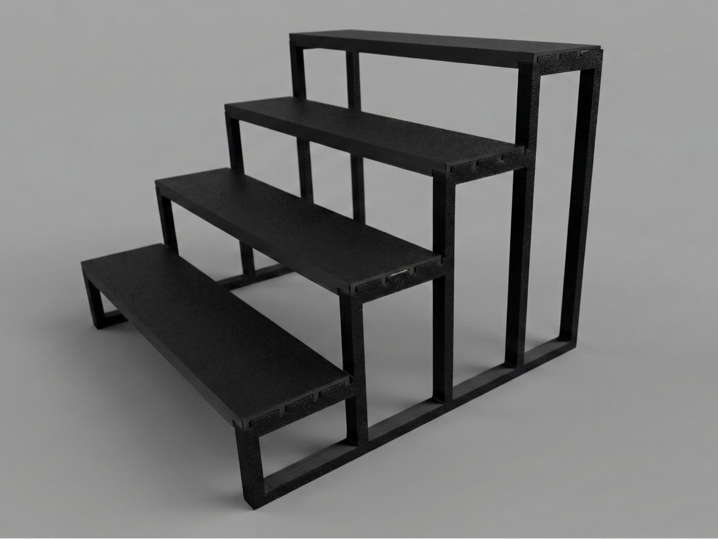 Modern Step Display Shelf for Collectibles