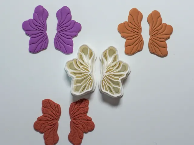 Romantic Polymer Clay Cutter Earrings Necklace