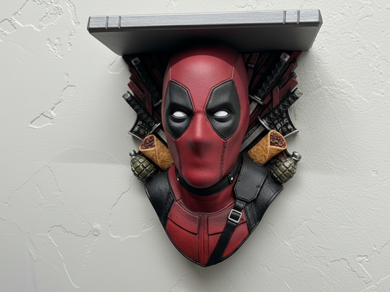 Estante Deadpool / Shelf Deadpool