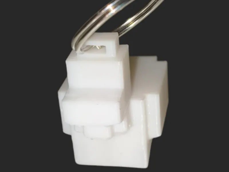Minecraft Chicken Keychain