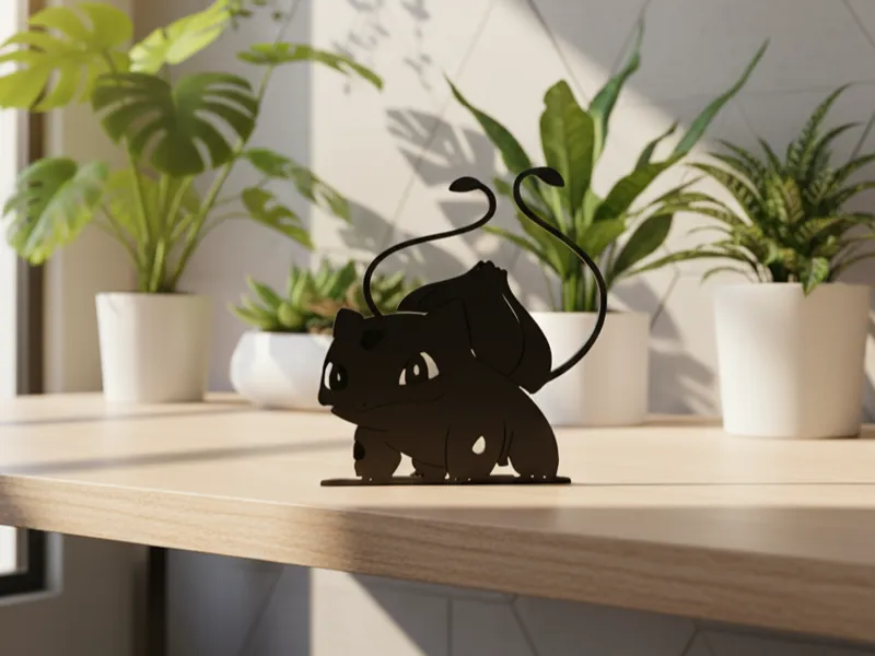 Décoration interrupteur - Silhouette Bulbizarre