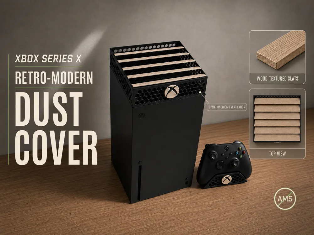 Caja o estuche: Xbox Dust Cover. Referencia del modelo original.