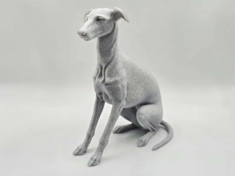 Whippet Statue