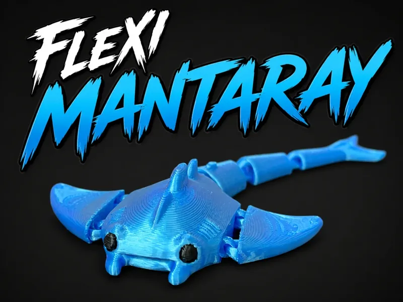 Flexi Manta Ray | Cute Articulated Stingray 