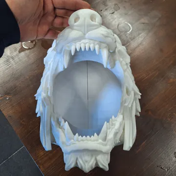 Pieza para disfraz o exhibición: Helm - Fenrir Wolf [Tragbar] — vista de referencia 2