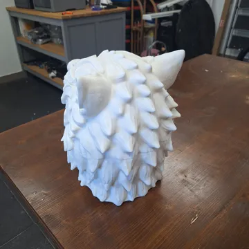 Pieza para disfraz o exhibición: Helm - Fenrir Wolf [Tragbar] — vista de referencia 4