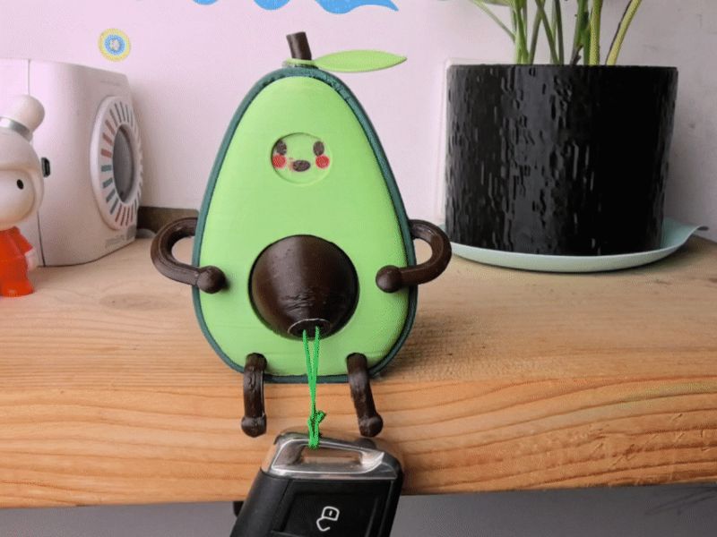 Avocado Key hanger