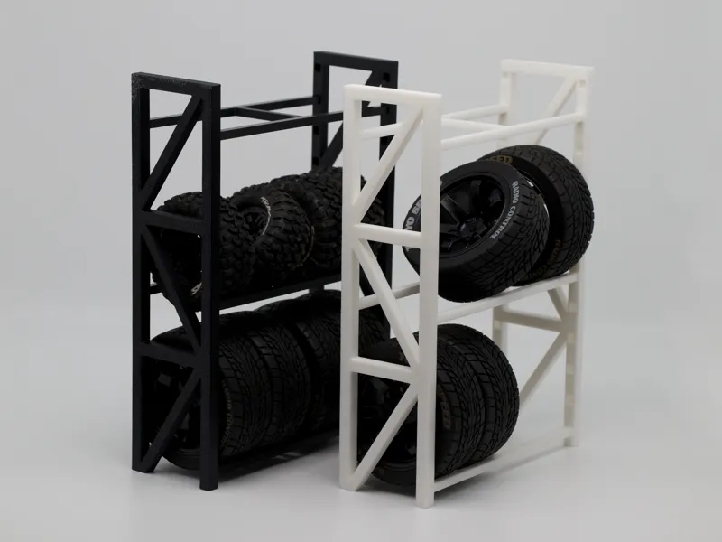 Tire Rack for RC 1:18 or 1:10 drift wheels