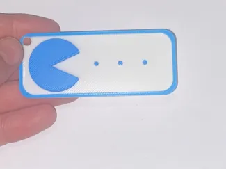 Pacman Keychain