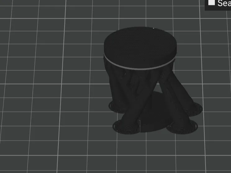 Support test (petg interface)