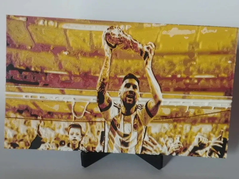 Messi world cup  mini cuadro\hueforge