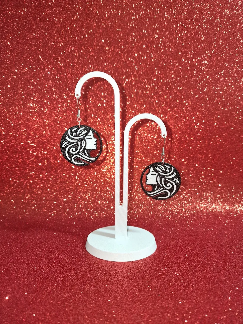 Woman earrings view 3
