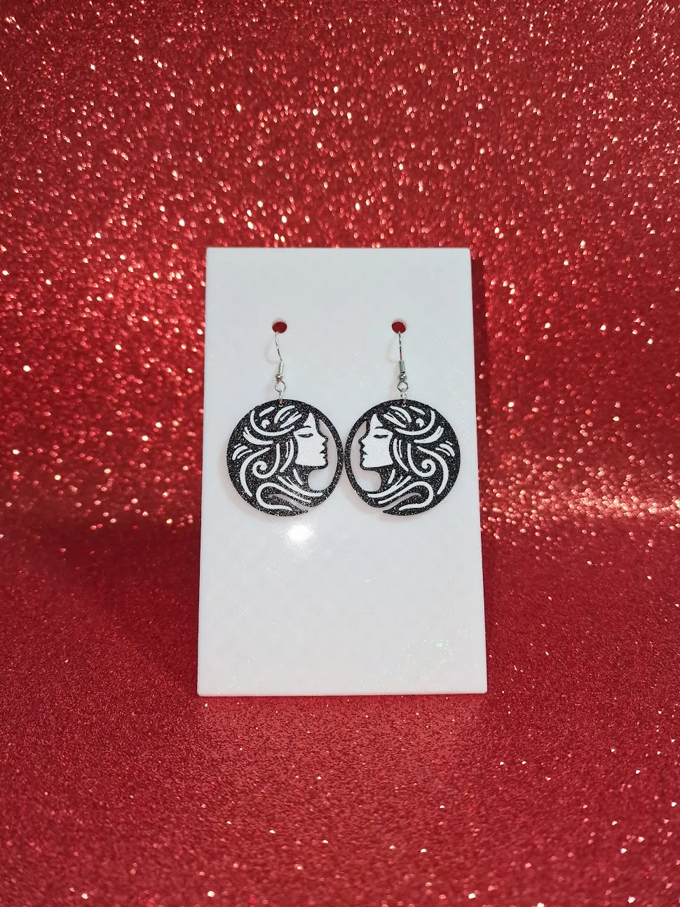 Woman earrings view 2