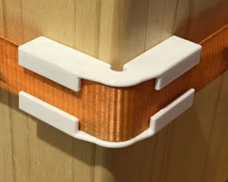 Corners clamp for cargo straps multi angles 26mm