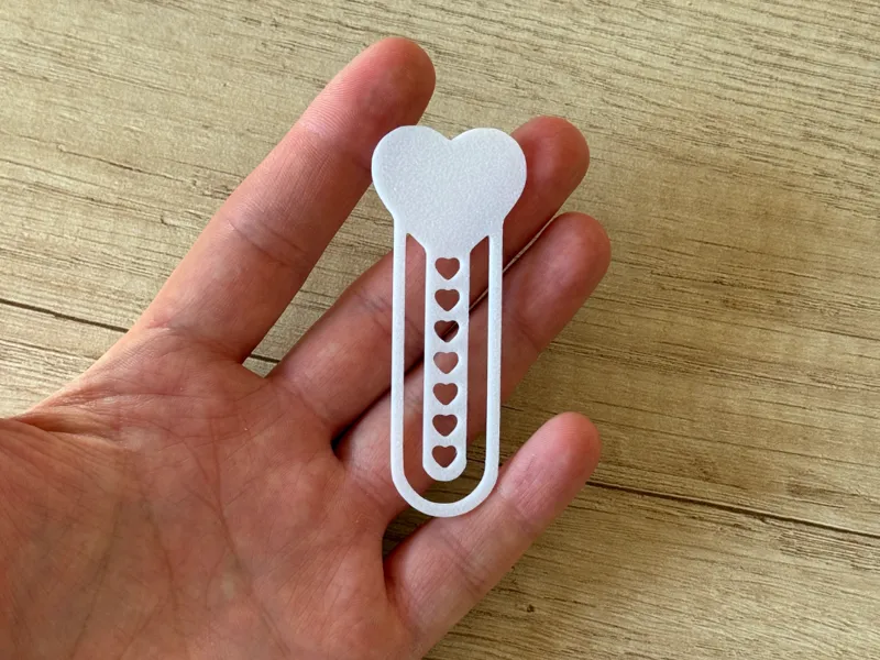 Valentine's day Heart Bookmark