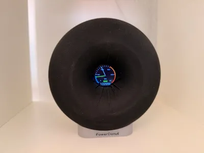 PowerDonut Circular ESP32 Energy Display Enclosure