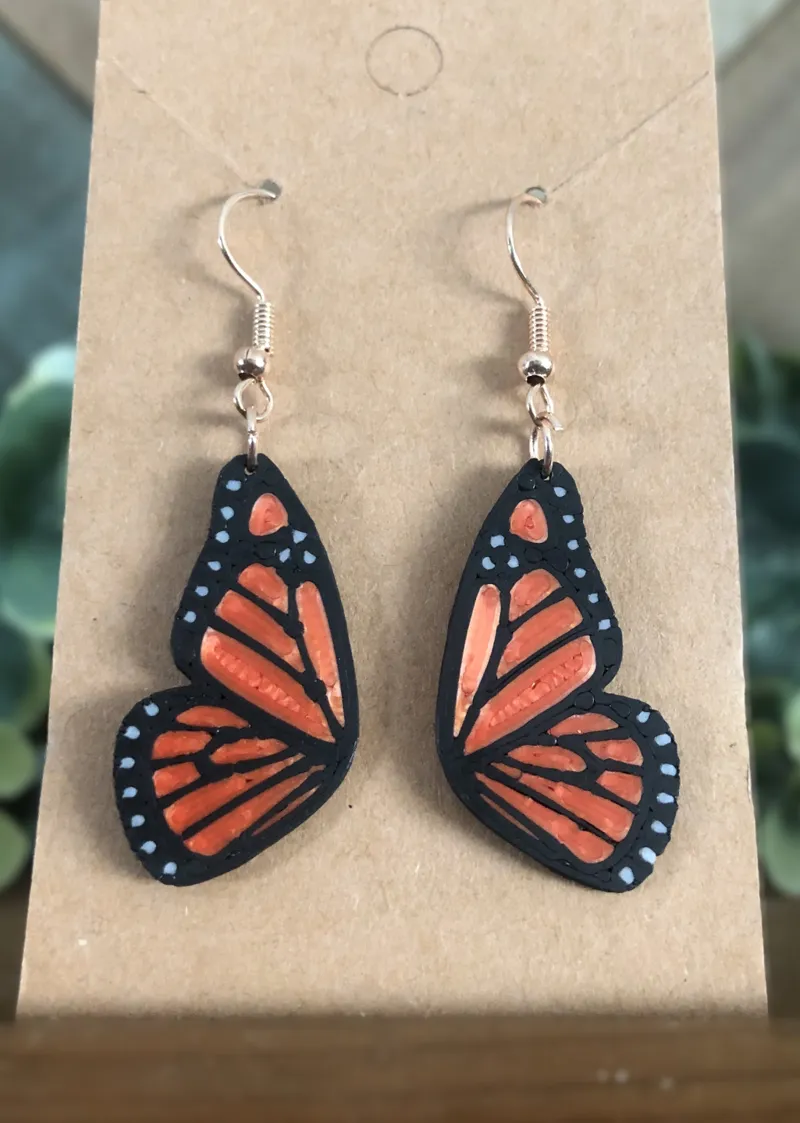 Butterfly Wing Earrings - 9 Different Styles