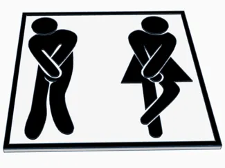 Toilet sign