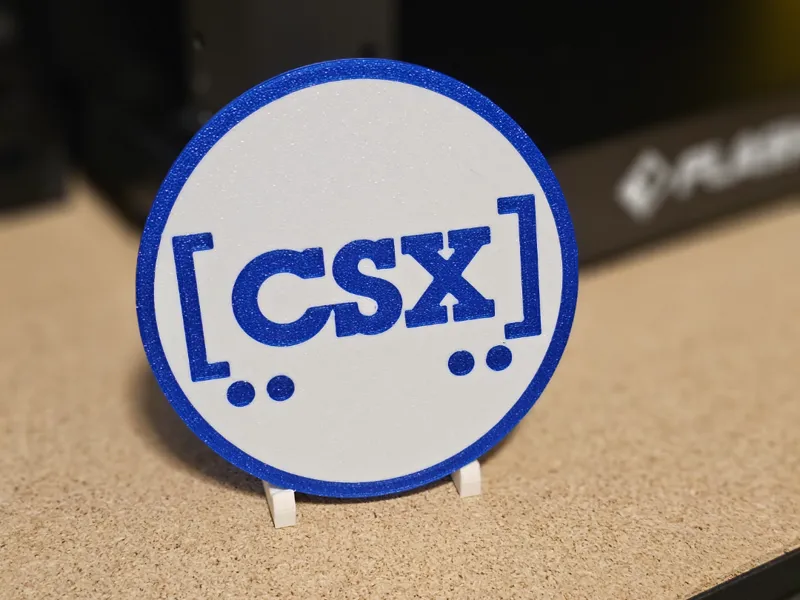 CSX Railroad Logo Coaster