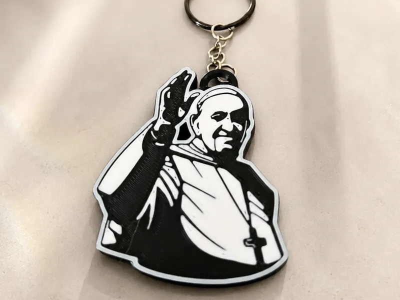 Pope Francis, keychain