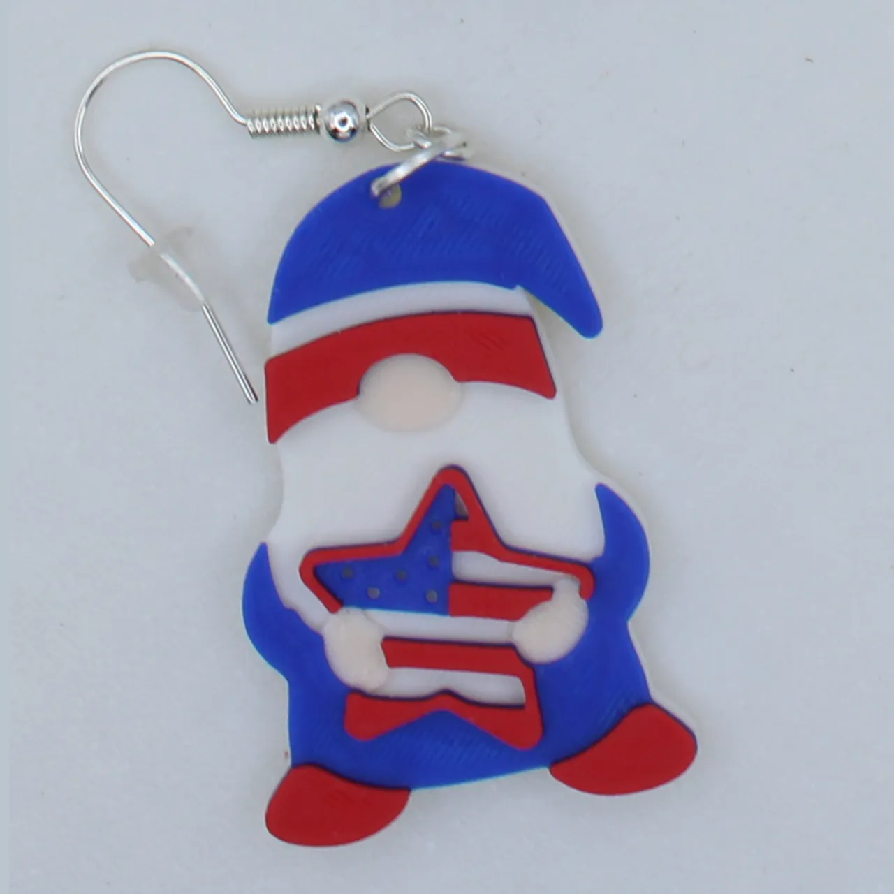 4th of July Gnome Earrings view 2