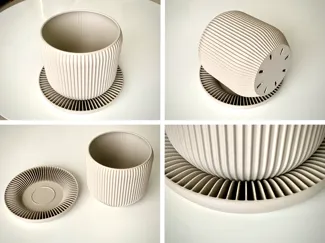Planter with Water Tray