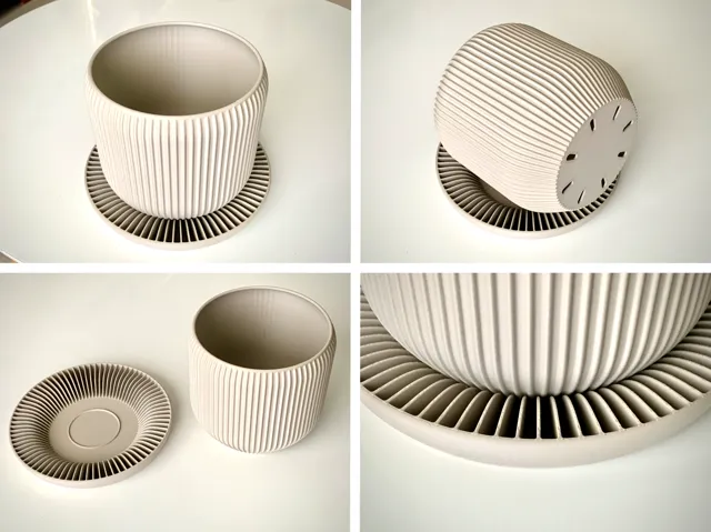 Planter with Water Tray