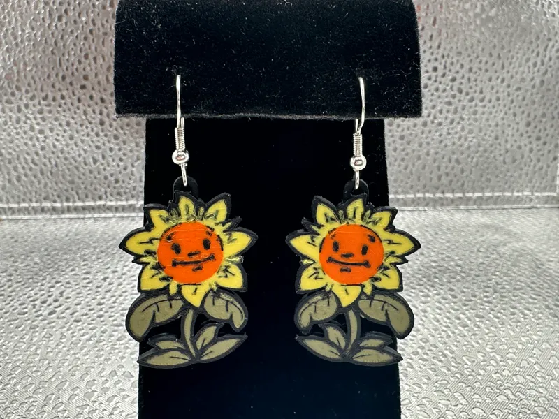 Sunflower Earrings