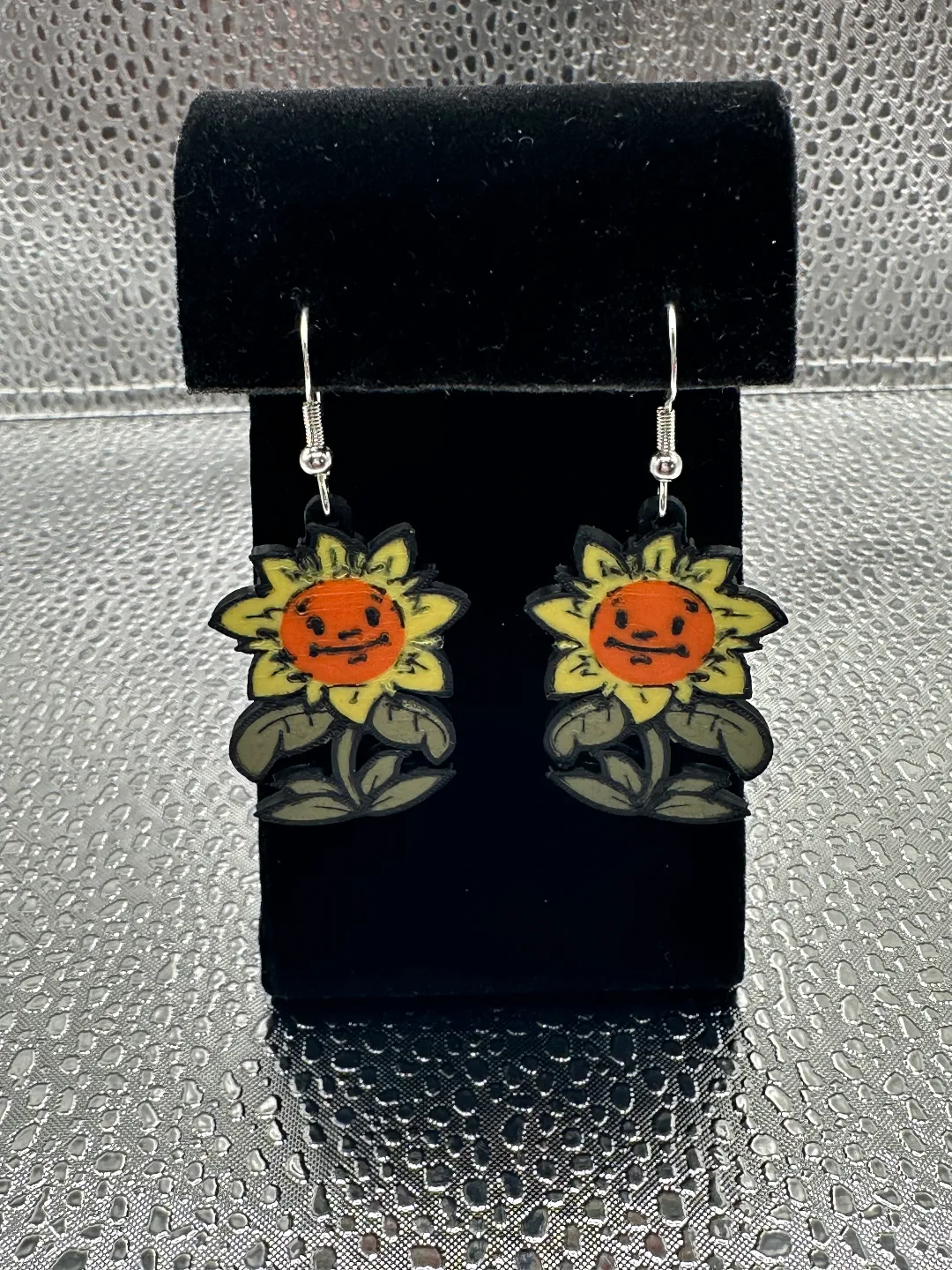 Sunflower Earrings view 2