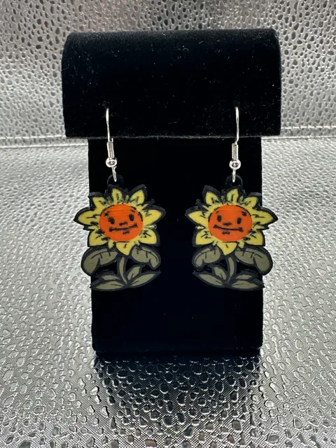 Sunflower Earrings view 2