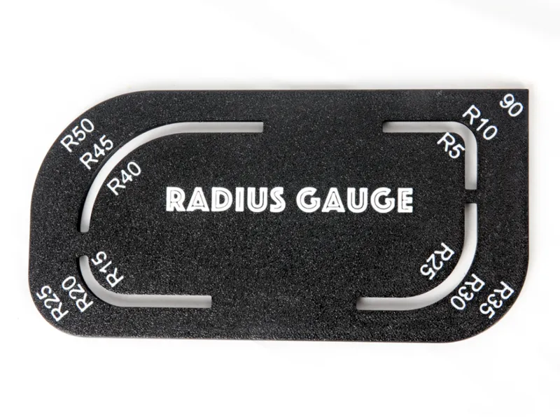 Radius gauge Template