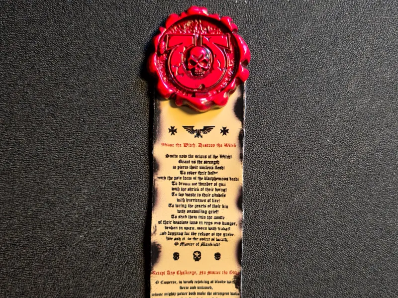 War hammer Purity Seal