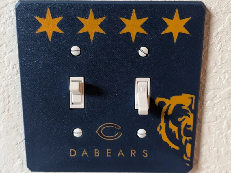 Da Bears lightswitch cover