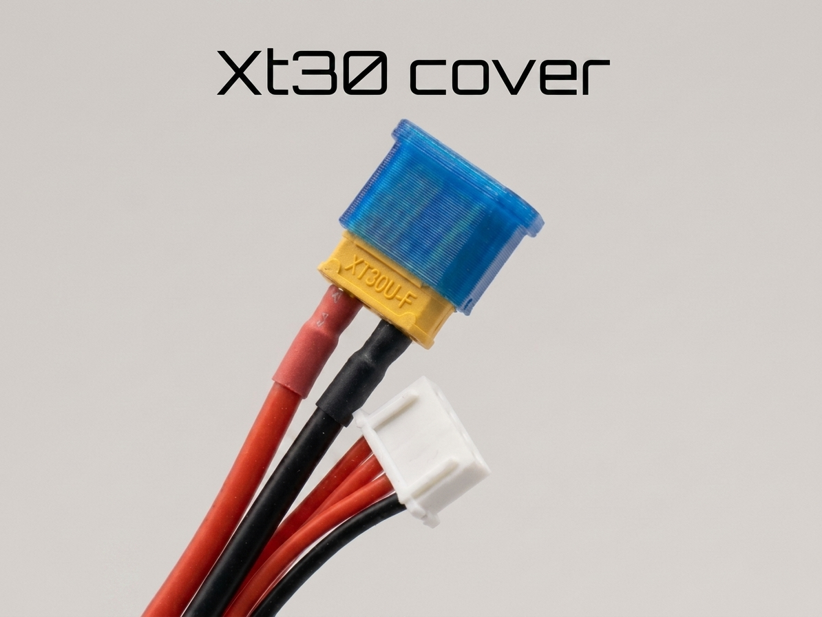 XT30 LiPo Connector Guard - Snug TPU Fit