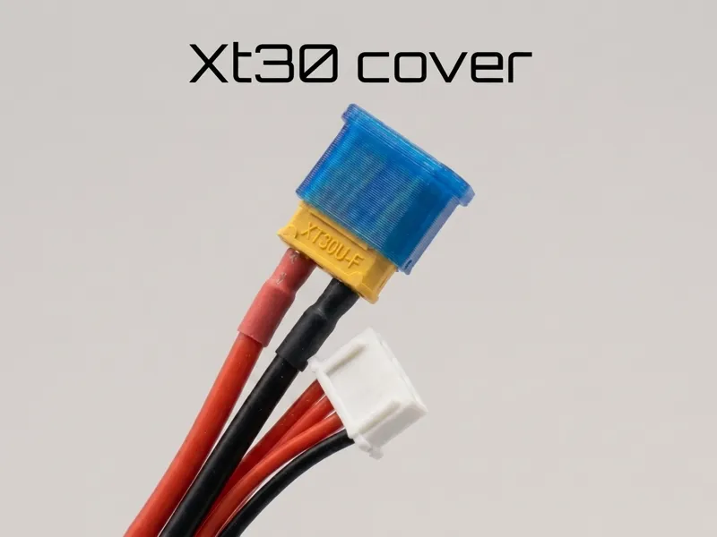 XT30 LiPo Connector Guard - Snug TPU Fit