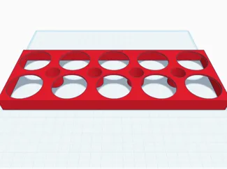 Egg Holder for fridge 90mm depth