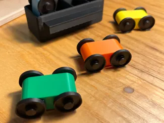 Lovevery compatible - Wooden Car Racer parts