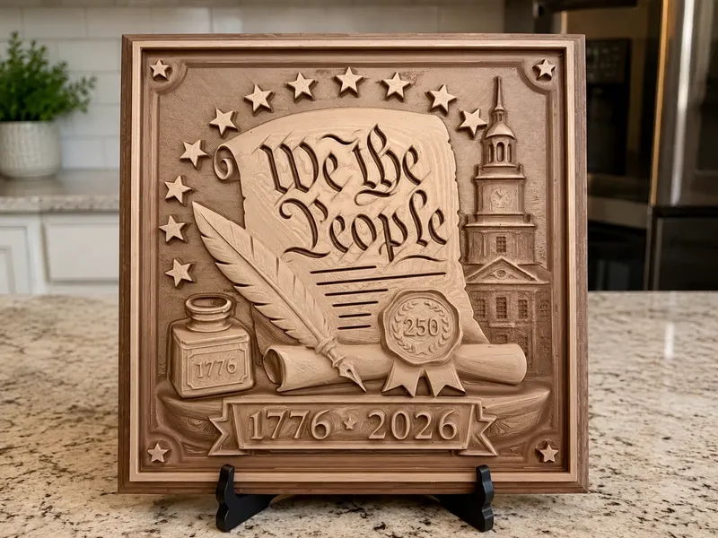 We the People 250 Plaque