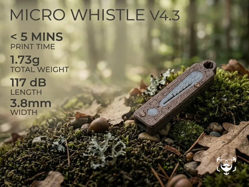 World's Smallest Functional Micro Whistle