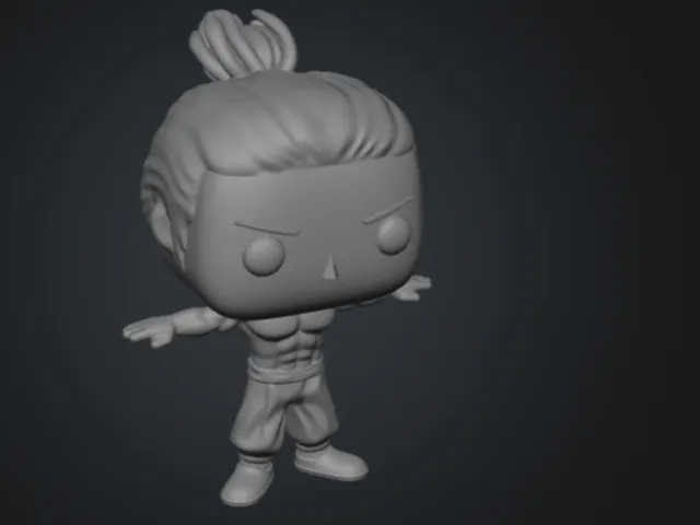 Aoi Todo T-Pose Miniature | 70 mm Anime Figure
